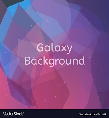 Galaxy background vector image