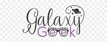 Galaxy Geek Embroidery - Girls Will Be Girls - Tammy Apple Canvas Art Print