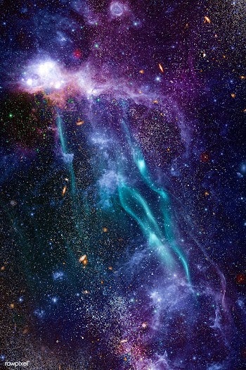 Galaxy in space textured background | Free  illustration - 2363288