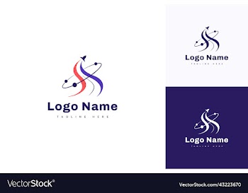 galaxy logo art space logo rocket logo