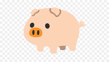 Galaxy Pig Emoji Android iPhone - pig 