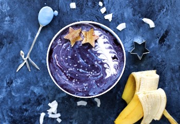 Galaxy Smoothie Bowl. Original public | Free Photo - rawpixel