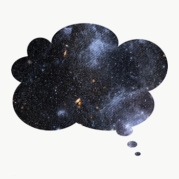 Galaxy textured thought bubble sticker design element | Free  transparent png - 2339783