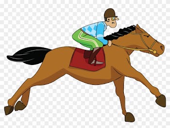 Galloping - Horse - Clipart - Mad Hatter On Horseback Tote Bag, Adult Unisex, Natural