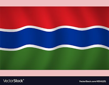 gambia flag background