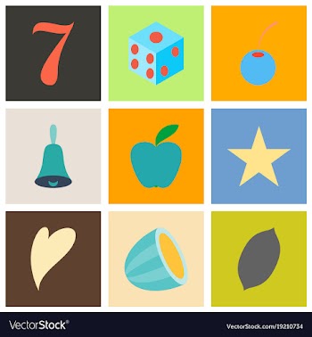 Gambling icons set card and casino poker game vector image