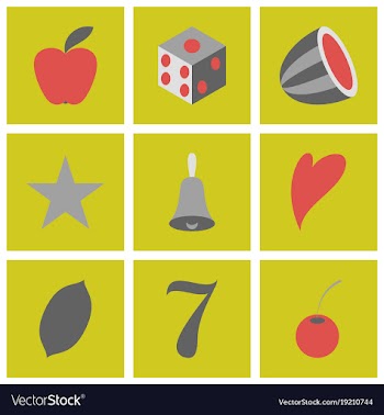 Gambling icons set card and casino poker game vector image