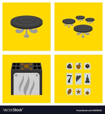 Gambling icons set card and casino poker game vector image