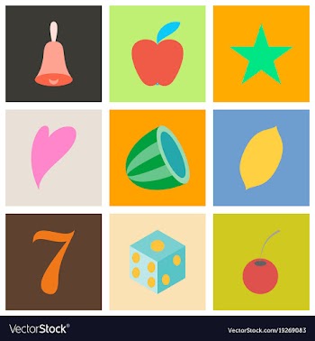 Gambling icons set card and casino poker game vector image