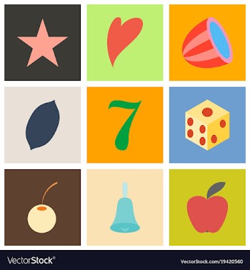 Gambling icons set card and casino poker game vector image