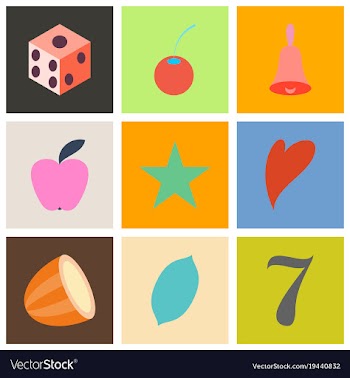 Gambling icons set card and casino poker game vector image