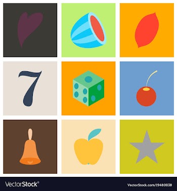 Gambling icons set card and casino poker game vector image