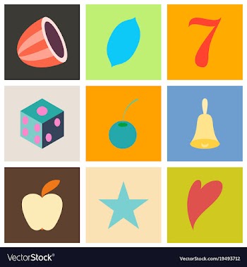 Gambling icons set card and casino poker game vector image
