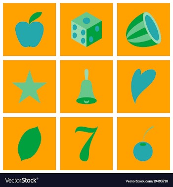 Gambling icons set card and casino poker game vector image