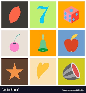Gambling icons set card and casino poker game vector image