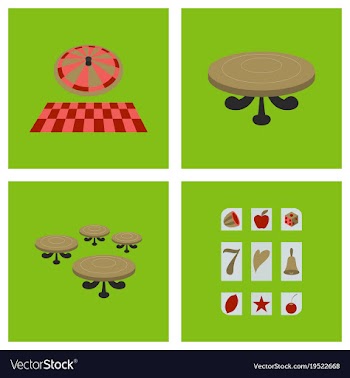 Gambling icons set card and casino poker game vector image