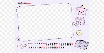 Game Area Pattern - 2016 calendar template 