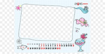 Game Area Pattern - 2016 calendar template 