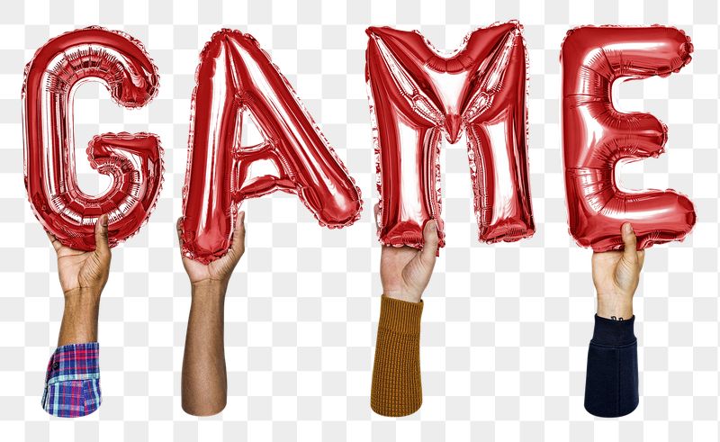 Game balloon png word sticker, | Free PNG - rawpixel