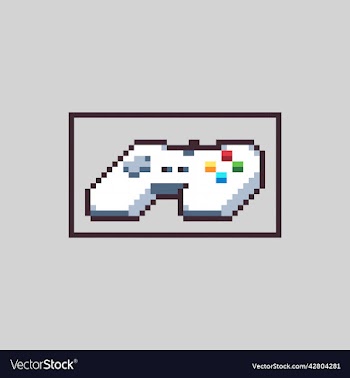 game controller pixel art