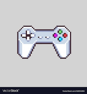 game controller pixel art
