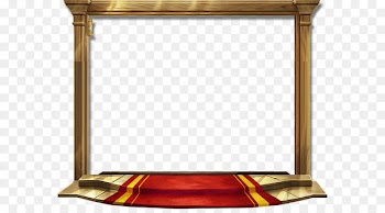 Game Door Icon - Golden luxury red carpet door frame 