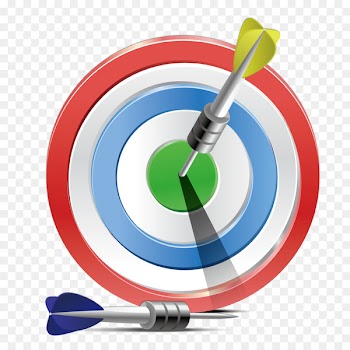 Game Drawing - Vector dart target 