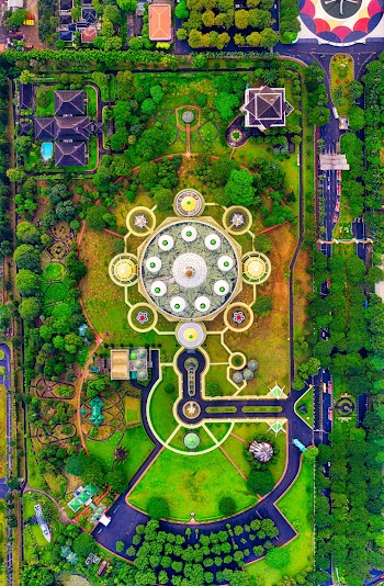 Game Map Aerial View