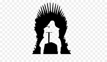 Game of Thrones Silhouette Iron Throne Eddard Stark - throne 