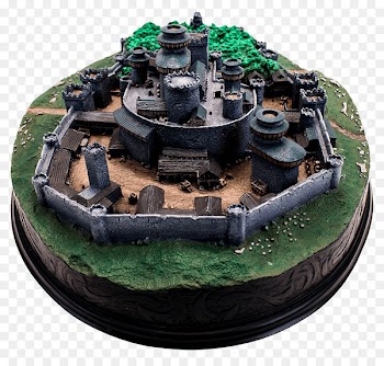 Game Of Thrones Winterfell Desktop Sculpture The Prince of Winterfell House Stark Game of Thrones title sequence - winterfell streamer 