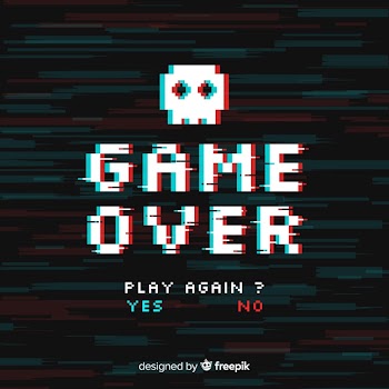 Game over background