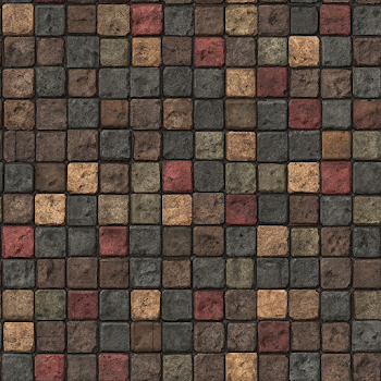 Game Style Cobblestone Ground Texture