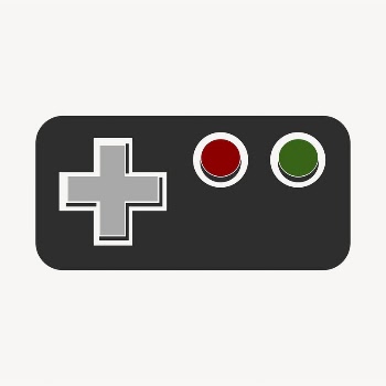 Gamepad clipart, retro illustration vector. | Free Vector - rawpixel