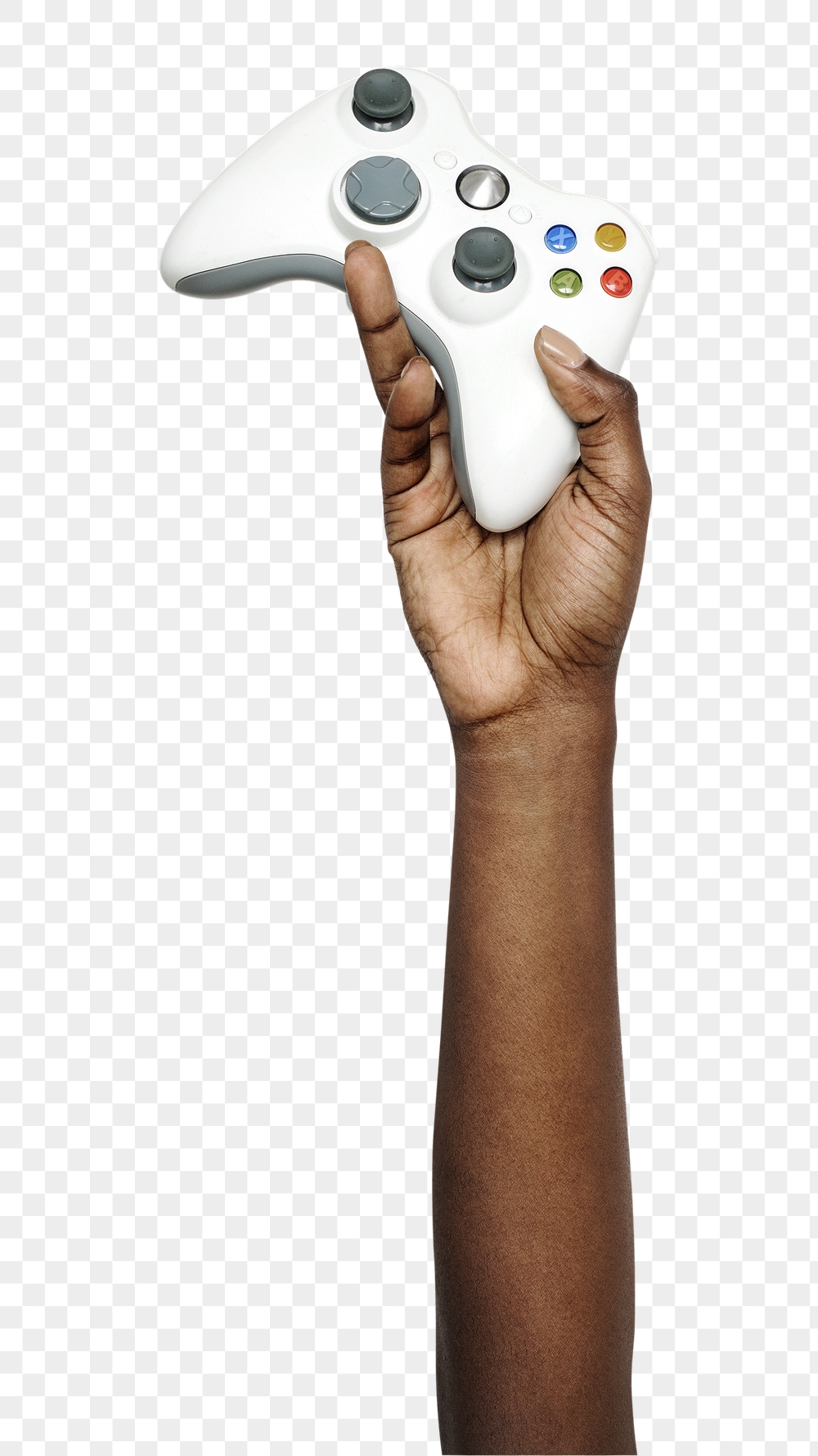 Gamepad png in black hand | Free PNG - rawpixel