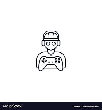 gamer creative icon from gaming icons collection