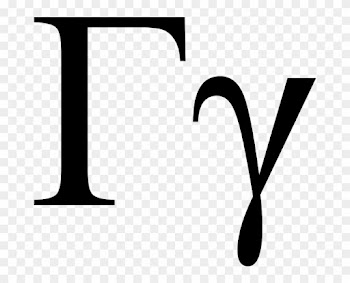 Gamma Greek Alphabet