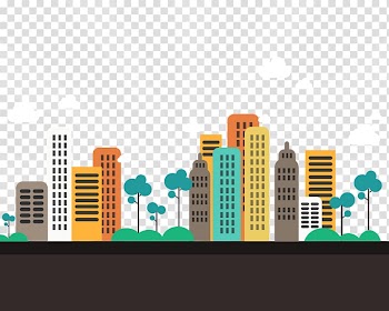 Gandhinagar Abstract City Apartment Flat design, city, building illustration transparent background PNG clipart