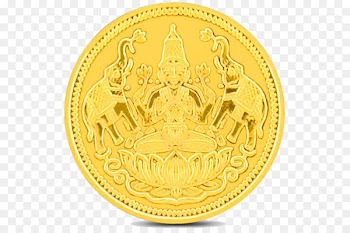 Ganesha Akshaya Tritiya Dhanteras Lakshmi Diwali - Lakshmi Gold Coin Transparent Background 
