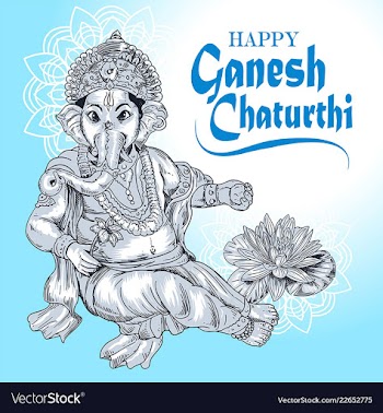  					Ganesha detail vector image														