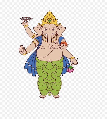 Ganesha Illustration - Vector illustration like God 