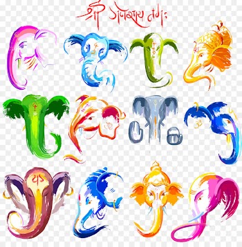 Ganesha Siddhivinayak Temple, Mumbai Deity Stock photography Ganesh Chaturthi - Gouache Ganesh 