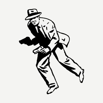 Gangster cartoon character drawing, vintage | Free PSD - rawpixel