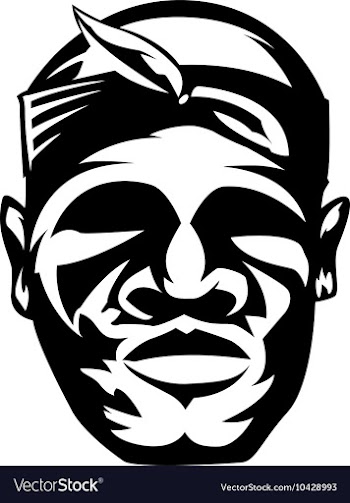 Gangster with bandana vector image