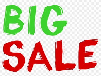 Garage Sale Picture 22, Buy Clip Art - Big Sale Large Tote Bag, Natural, Large