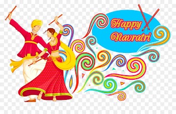 Garba Dandiya Raas Navaratri Vector graphics Royalty-free - diya watercolor 