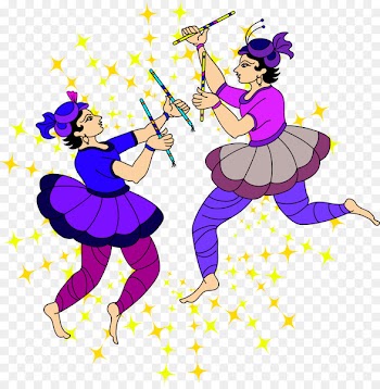 Garba Tattoo Art Royalty-free - Indian dance vector women 