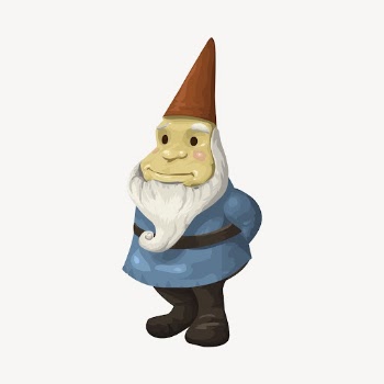 Garden gnome sticker, cartoon illustration | Free PSD - rawpixel