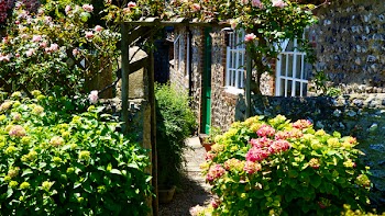 Garden Near Stone House