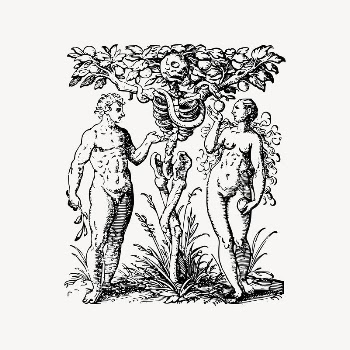 Garden of Eden clipart, drawing | Free Vector Illustration - rawpixel