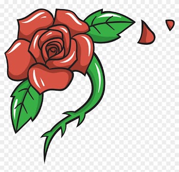 Garden Roses Beach Rose Cartoon Clip Art - Cartoon Flower Rose Png